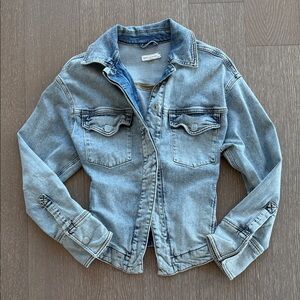 Good American Classic Blue Denim Jacket